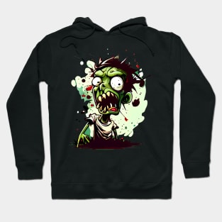 Scare Your Friends with a Angry Zombie T-Shirt one Hoodie